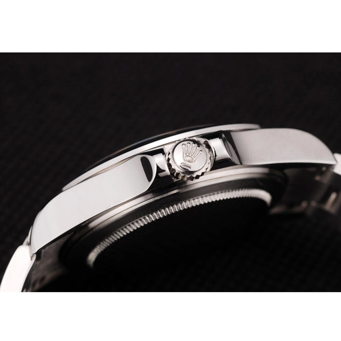 MiroTime 0729 Rolex Explorer Stainless Steel Bezel Black Dial